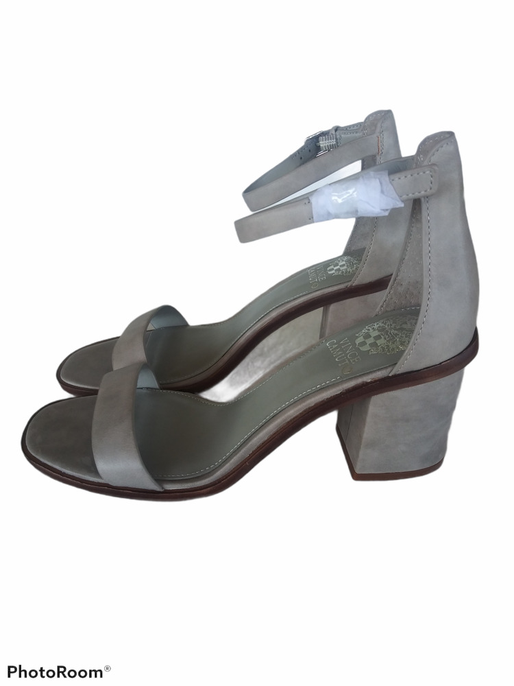 NEW!!! Vince Camuto Ankle Strap Sandal in Stones Throw Grey Women's Size… - Picture 13 of 15